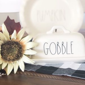 Rae Dunn gobble butter tray